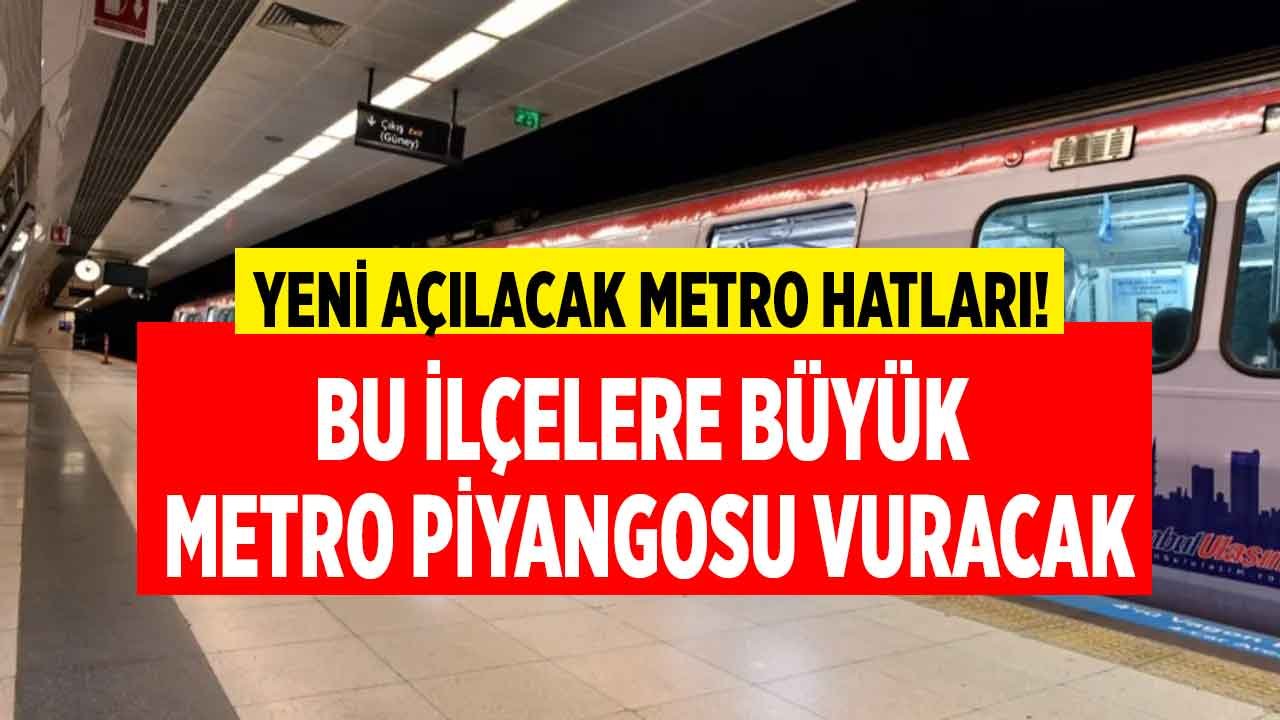 Ulaştırma Bakanı Müjdeyi Verdi: İstanbul'da 3 İlçeye Daha Büyük Metro Piyangosu Vuracak!