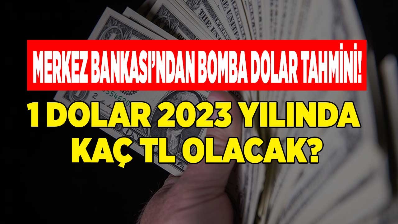 Merkez Bankası'ndan Flaş Kur Tahmini! 2023 Yılında 1 Dolar Kaç TL Olacak TL'nin Patronu Açıkladı