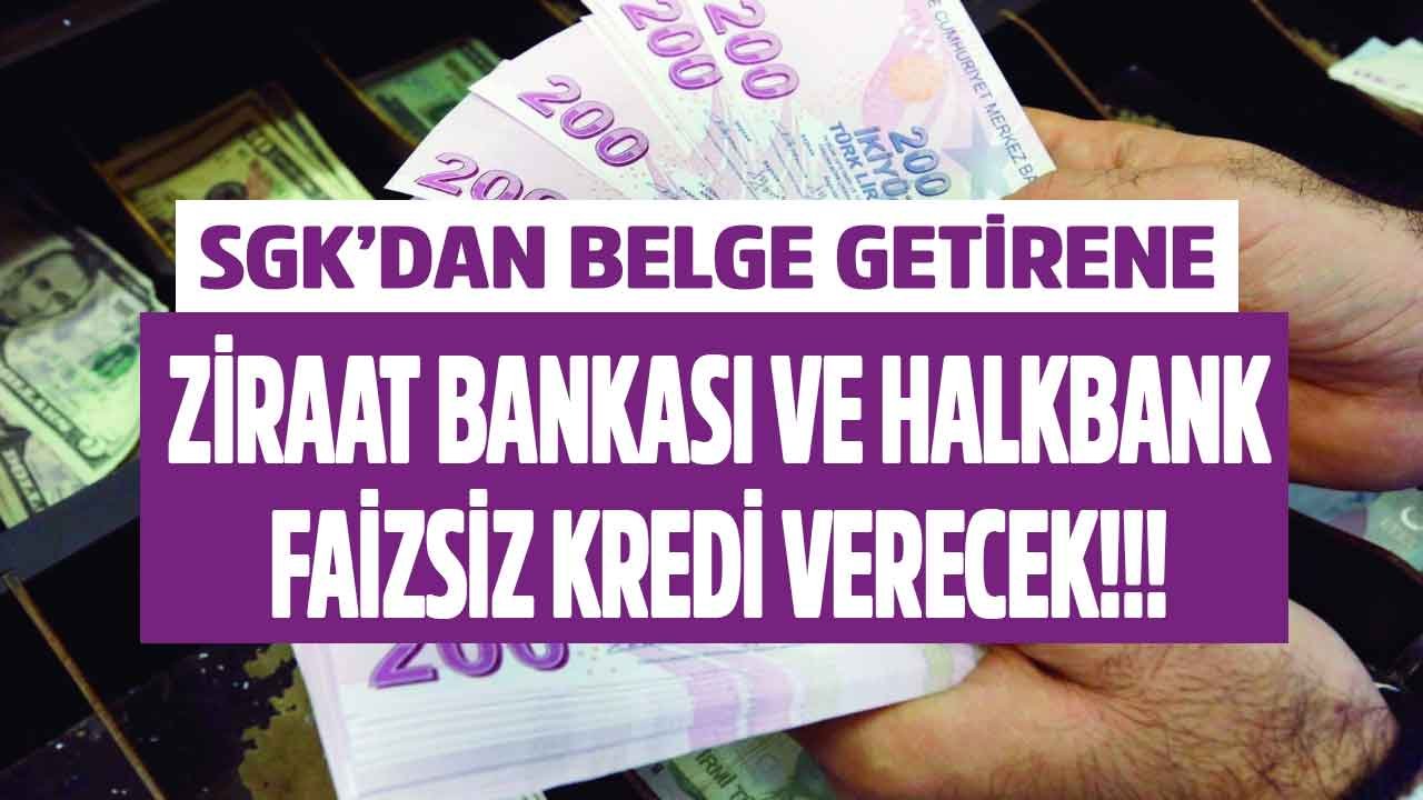 Ziraat Bankası, Halkbank Veriyor! SGK Faizsiz Kredi Nedir, Sıfır Faizli Konut Kredisi Kimlere Verilir, Şartları Neler?