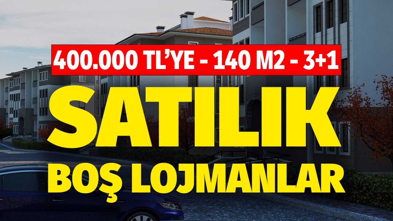 400.000 TL'ye satılık 140 metrekare 3+1 lojman! Başvurular hemen başladı