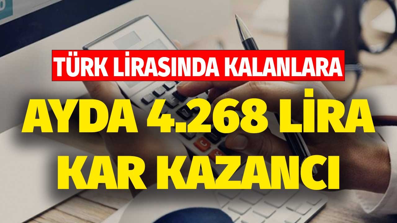 32 günlük vadeli mevduatta faizler mi arttı? TL'de durup bankaya yatırana aylık kazanç 4.268 TL