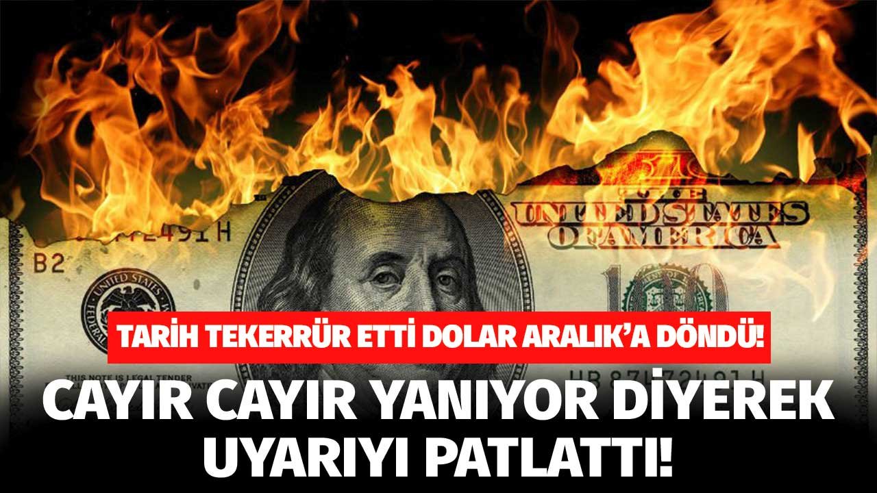 Doların patronu pimi çekti, dolar Aralık ayına döndü! Ünlü ekonomist cayır cayır yakıyorlar diyerek uyardı!