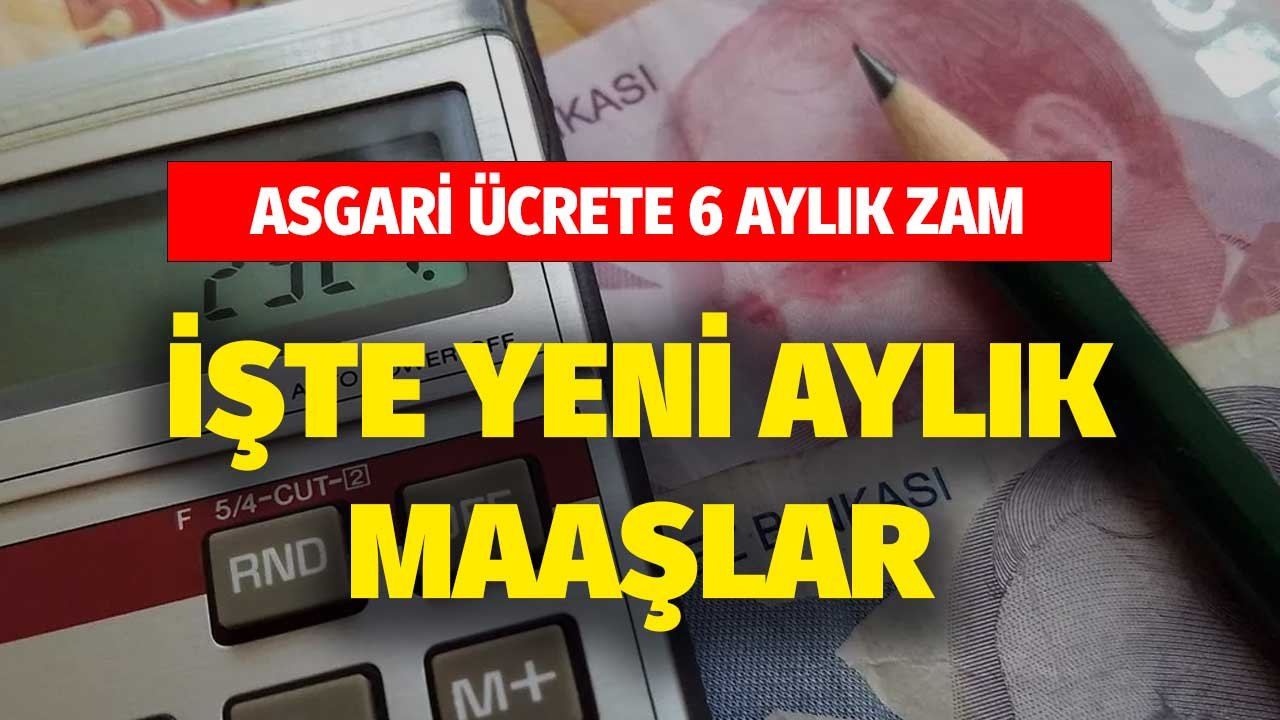 Asgari ücrete altı aylık zam! Ne kadar maaş ödenecek? Kulis bilgileri basına sızdı