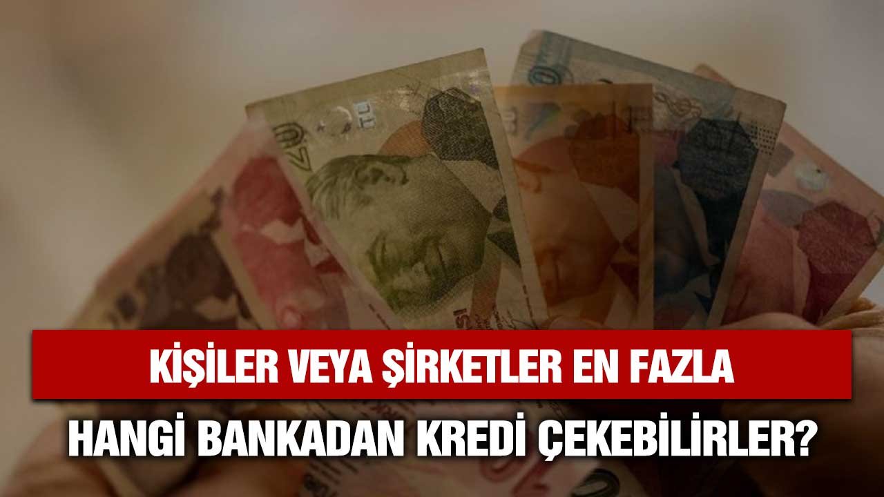 Bir kişi ve şirketler en fazla ne kadar kredi çekebilir? İhtiyaç kredisi limit hesaplama ekranı 2022