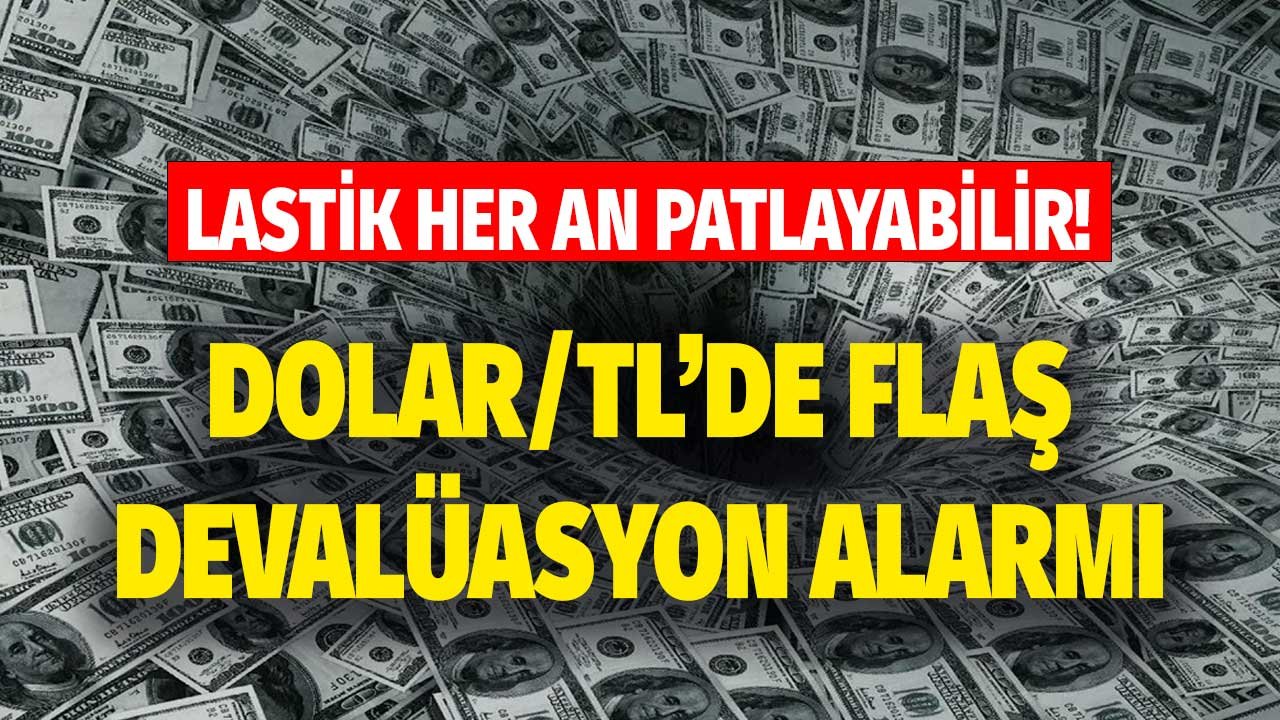 Ünlü Ekonomistten Şok Çıkış: Dolar TL Kontrollü Devalüasyon İle Yükseltiliyor, Lastik Her An Patlayabilir!