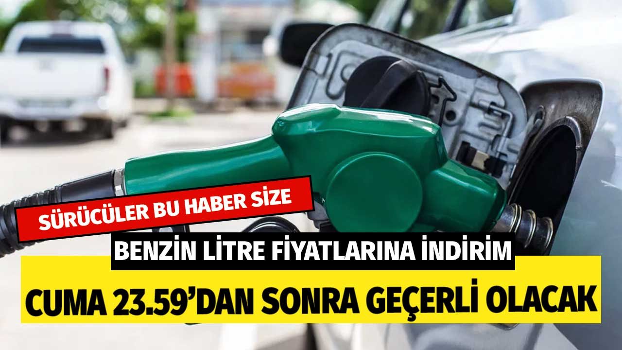 Cumartesi 00.00'da tarife değişecek! Benzine yarın gece indirim işte yeni LT fiyatları