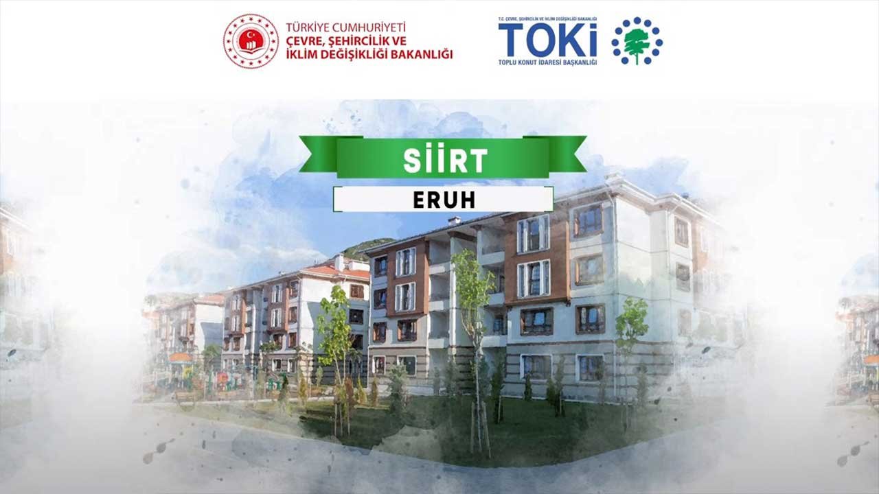 TOKİ Siirt Eruh Dih kura sonuçları ve 2+1 3+! isim listesi belirlendi!