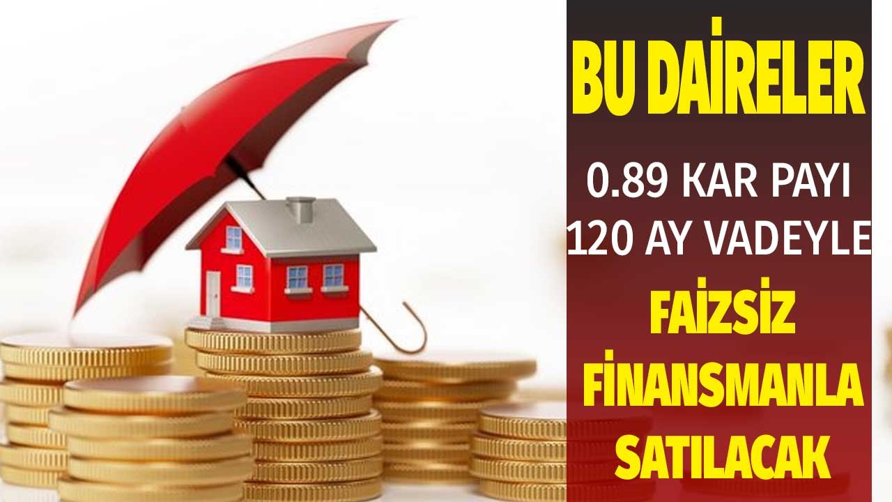 Türkiye Finans'tan da 0.89 hamlesi! Bu evleri alanlara faizsiz ev finansmanı verilecek