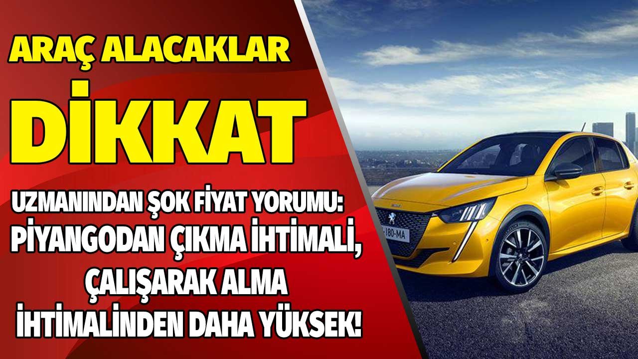 Otomobil Uzmanı Yükselen Fiyatları Değerlendirdi: Piyangondan Araba Çıkması, Çalışarak Alma İhtimalinden Daha Yüksek!