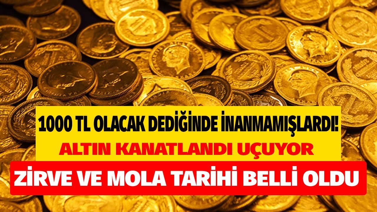 Gram altın 1000 TL olacak dediğinde inanan yoktu: İslam Memiş bu kez altının pik ve mola tarihini açıkladı!