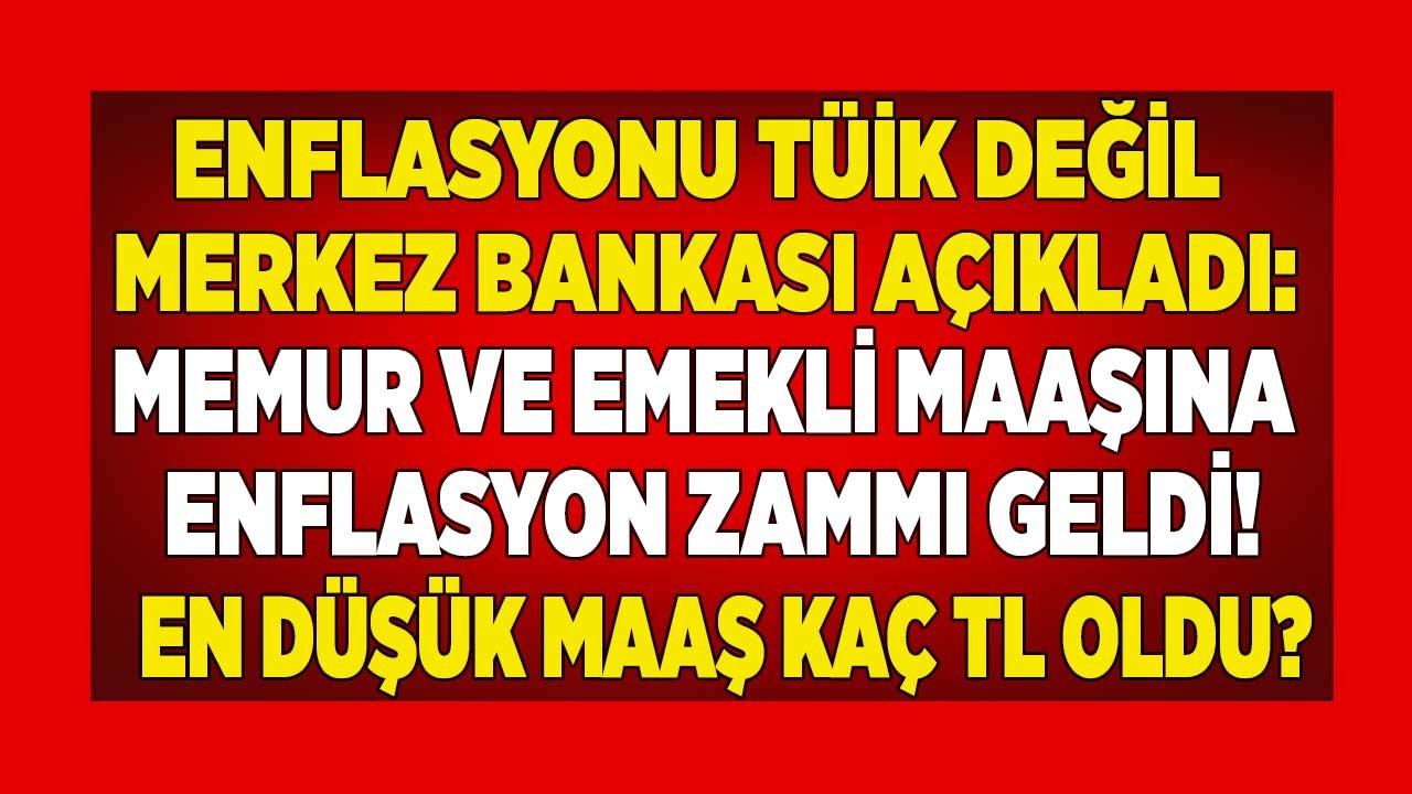 TÜİK Değil Merkez Bankası Açıkladı: 6 Aylık Enflasyon Farkı, Ek Zam! Emekli, Memur Maaşı Temmuz'da Ne Kadar Artacak?