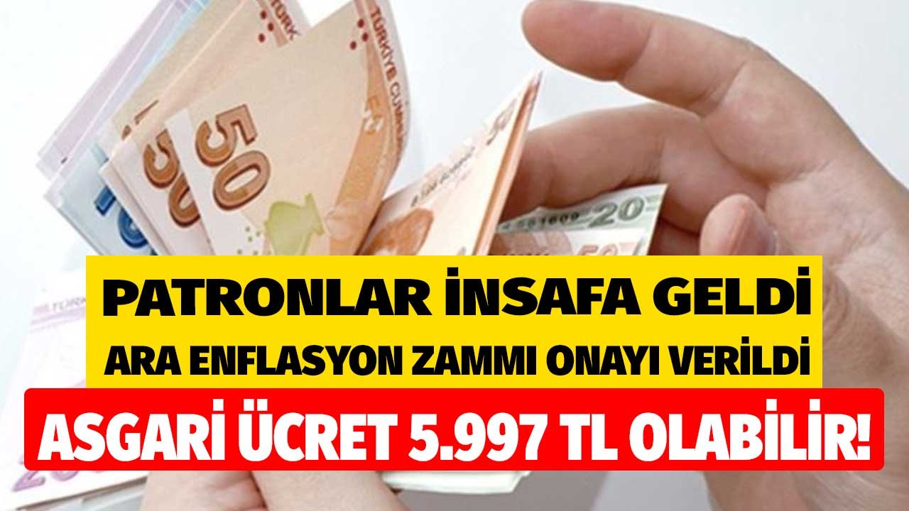 Patronlar İnsafa Geldi, Asgari Ücrete Temmuz Zammı İçin Onay Verildi! Ara Enflasyon Zammı Ne Zaman Gelecek?