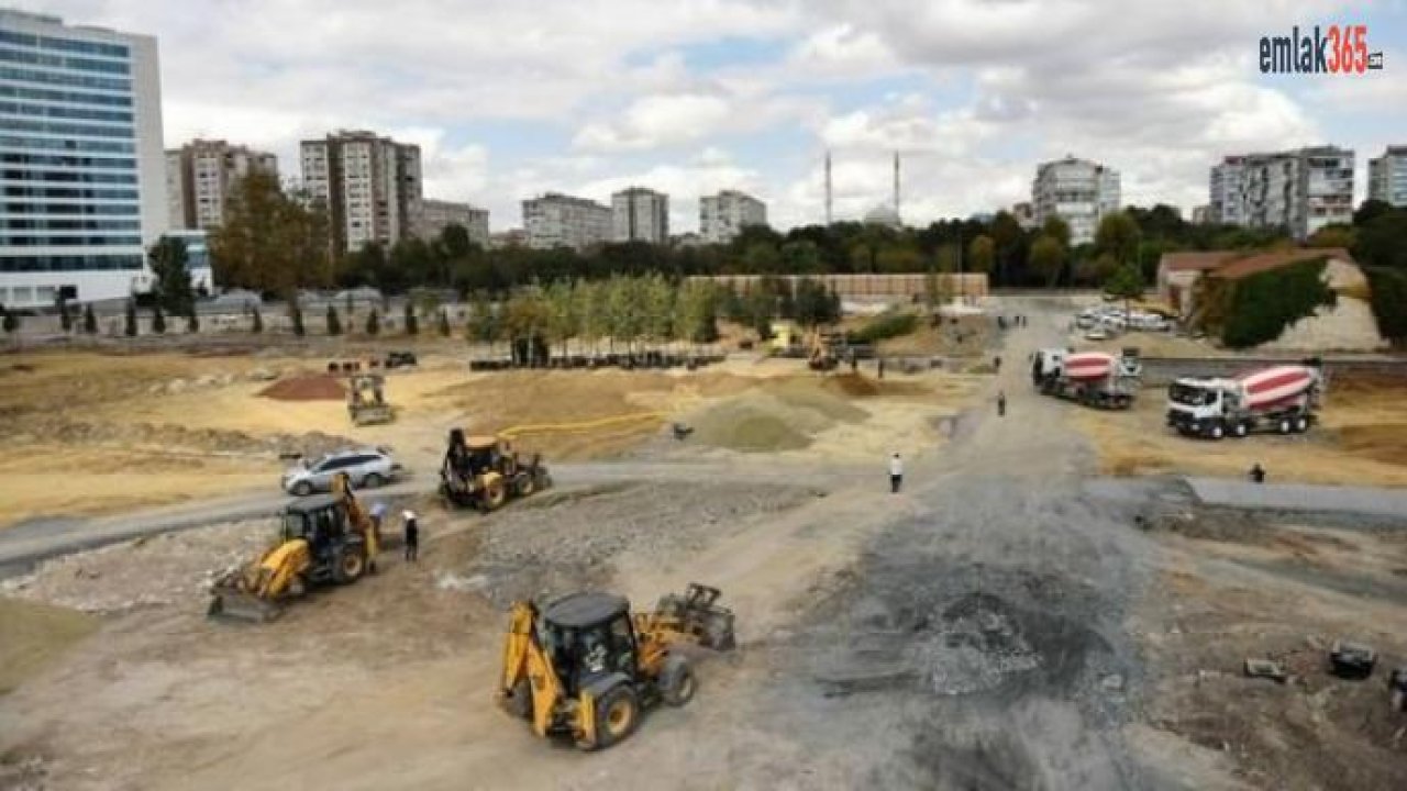 Baruthane Arazisi Üzerine Yapılacak Millet Bahçesi İçin İlk Kazma Vuruldu