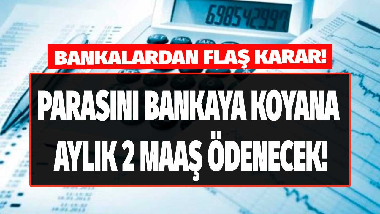 Parasını Bankaya Koyan Çalışmadan 2 Asgari Ücret Kadar Maaş Alacak, 32 Günlük Vadeli Mevduat Faizi Coşturacak