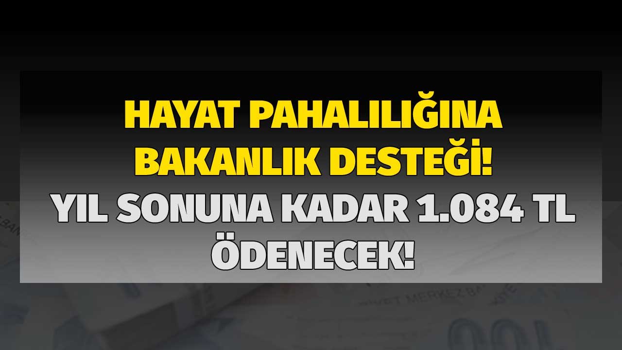 Hayat pahalandı Aile Bakanlığı düğmeye bastı: 2022 yılı boyunca aylık 1.084 lira ödeme yapılacak!