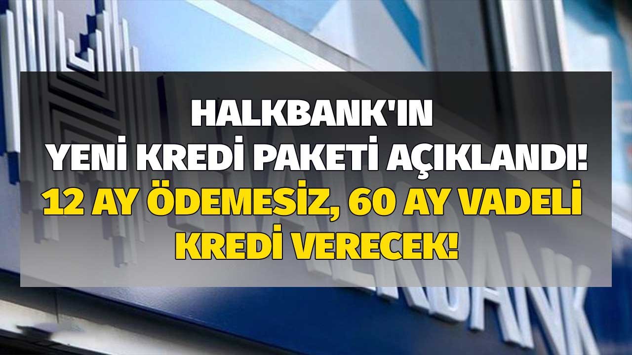 Halkbank kredi vanasını açtı, iş kurmanın tam sırası! 12 ay ertelemeli, 60 ay vadeli 750.000 TL'ye kadar kredi verecek!