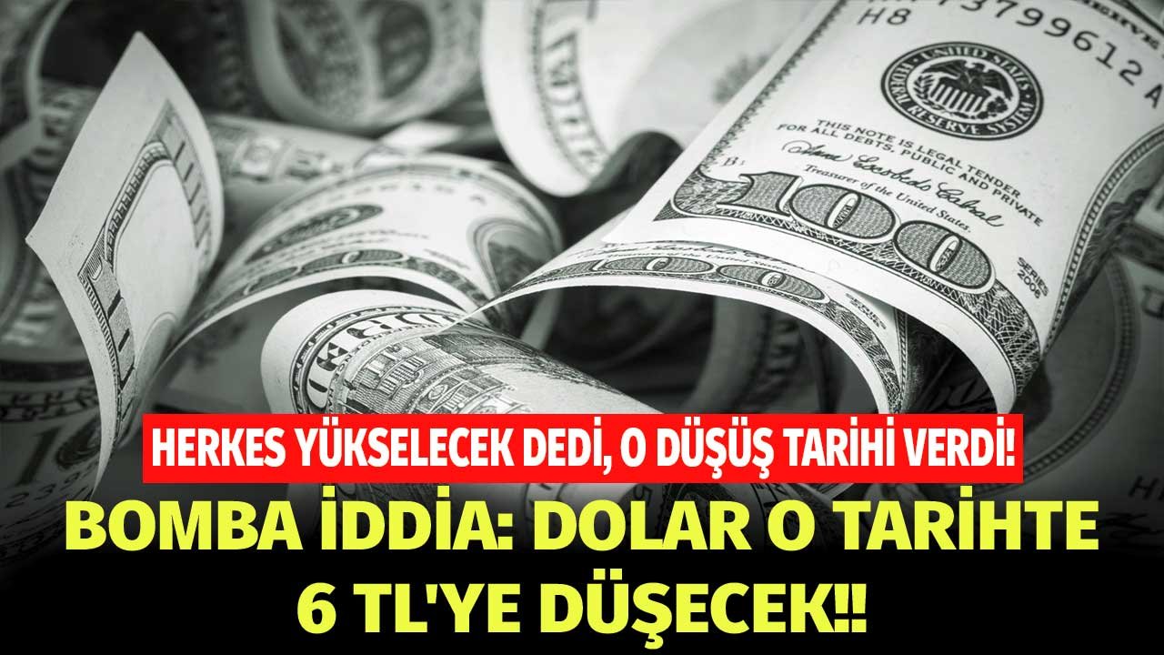 Ağızları açık bırakan dolar tahmini: O tarihte 6 TL liraya düşecek dedi, ortalık karıştı!