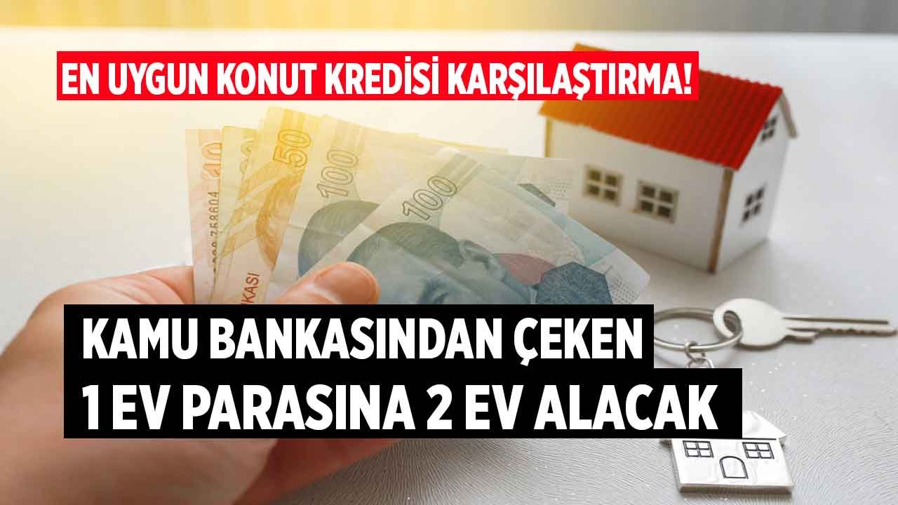 En Uygun Konut Kredisi Karşılaştırma! Ziraat Bankası 0.99 Kampanyasından Yararlanmayan 1 Ev Parası Fazla Ödeyecek