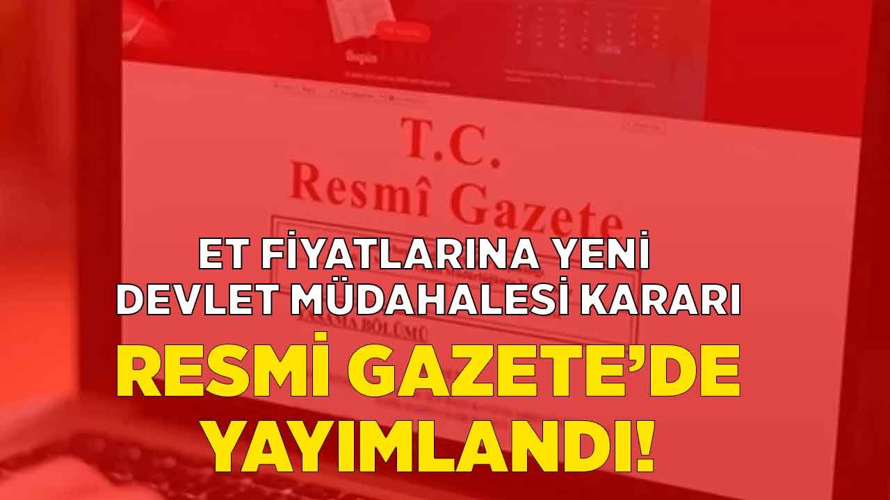 Et Fiyatlarına Yeni Devlet Müdahalesi! Büyükbaş Hayvan Kesim Desteği 2022 İçin Son Dakika Kararı