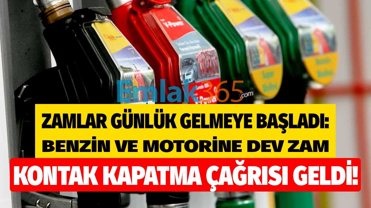 Gaza Basmak Cesaret İster! Benzin ve Motorine Yeni Zam İlan Edildi, Kontak Kapatma Eylemi Çağrısı Geldi