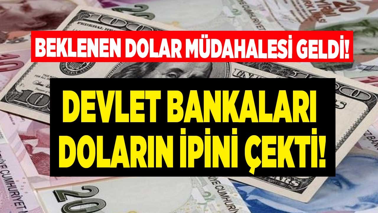 Devlet Bankaları Doların İpini Faizle Çekti! Dolar Kuruna En Yüksek 32 Günlük Vadeli Mevduat Faizi Müdahalesi Geldi