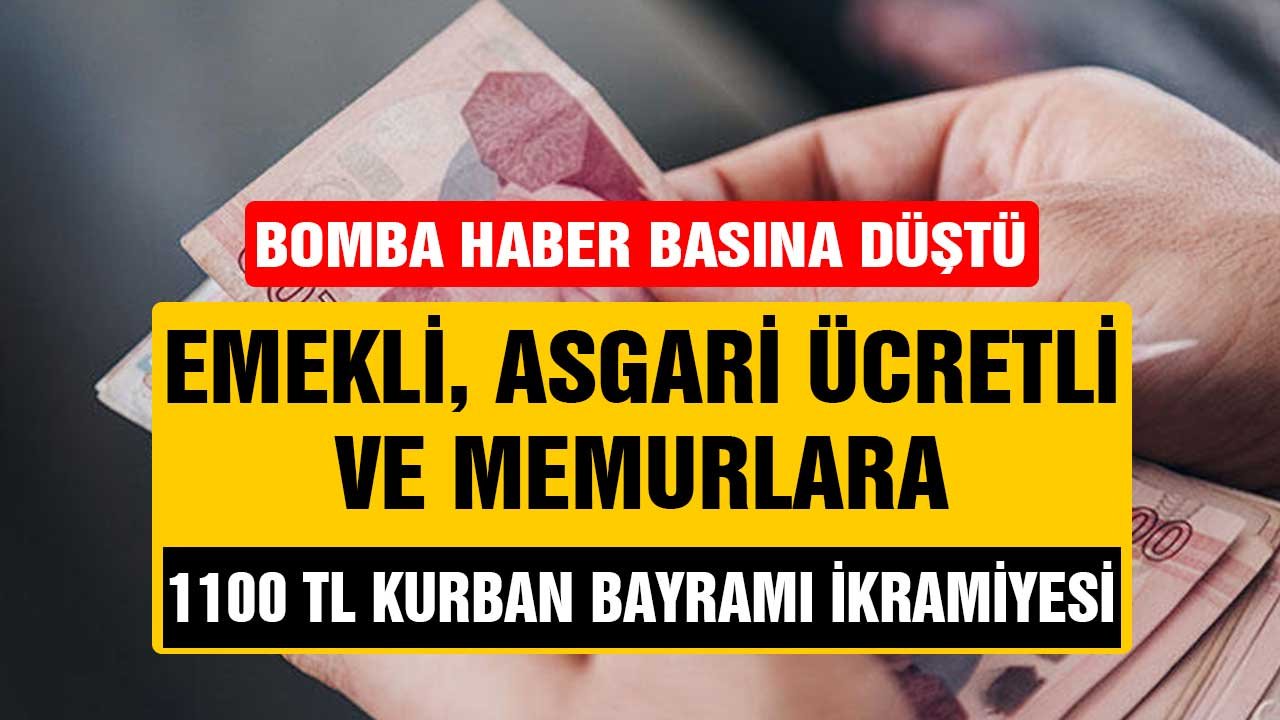 Cumartesi bombası! Emekli, memur, asgari ücretlilere Kurban Bayramı'nda ikramiye mi ödenecek? Hükümetten 1100 TL jesti