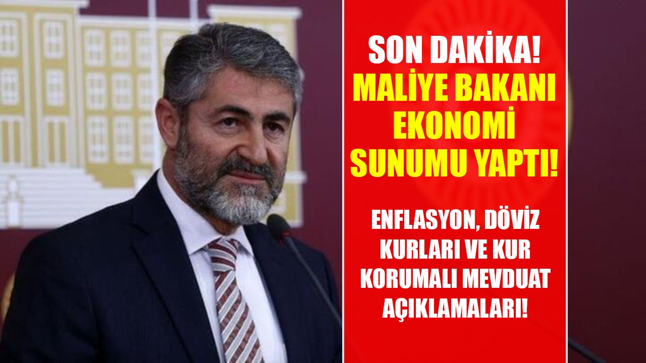 Maliye Bakanı Nureddin Nebati'den Son Dakika Enflasyon, Döviz Kurları, Kur Korumalı Mevduat Açıklamaları!