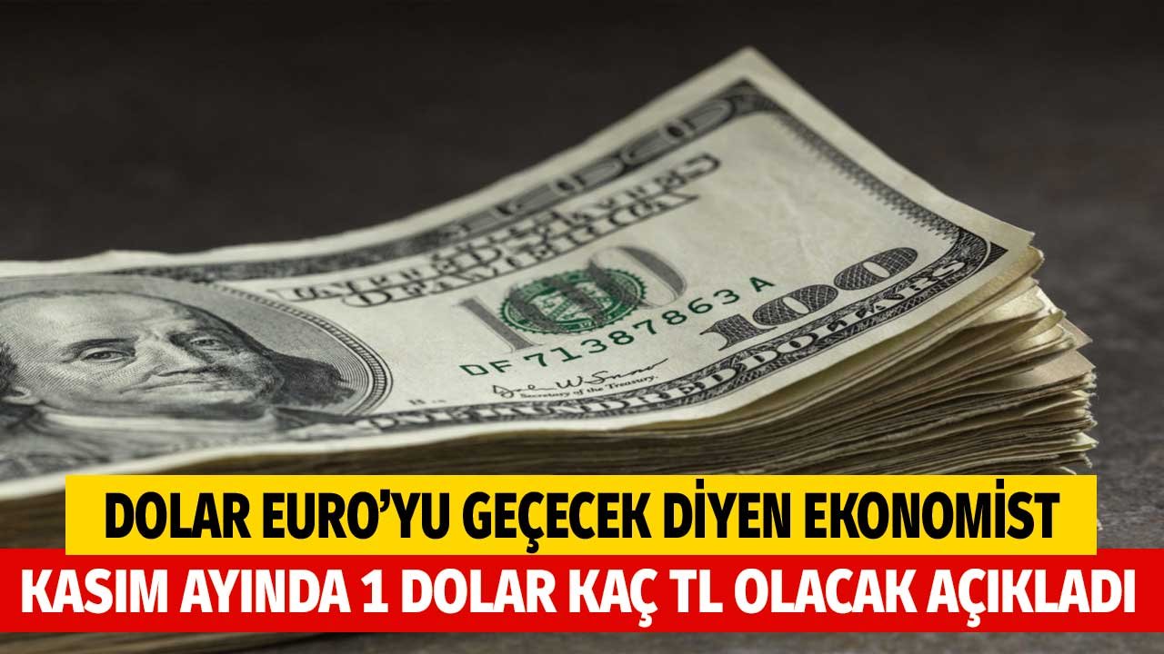 Dolar Euro'yu geçecek diyen Selçuk Geçer, Kasım ayında 1 doların kaç TL olacağını açıkladı!