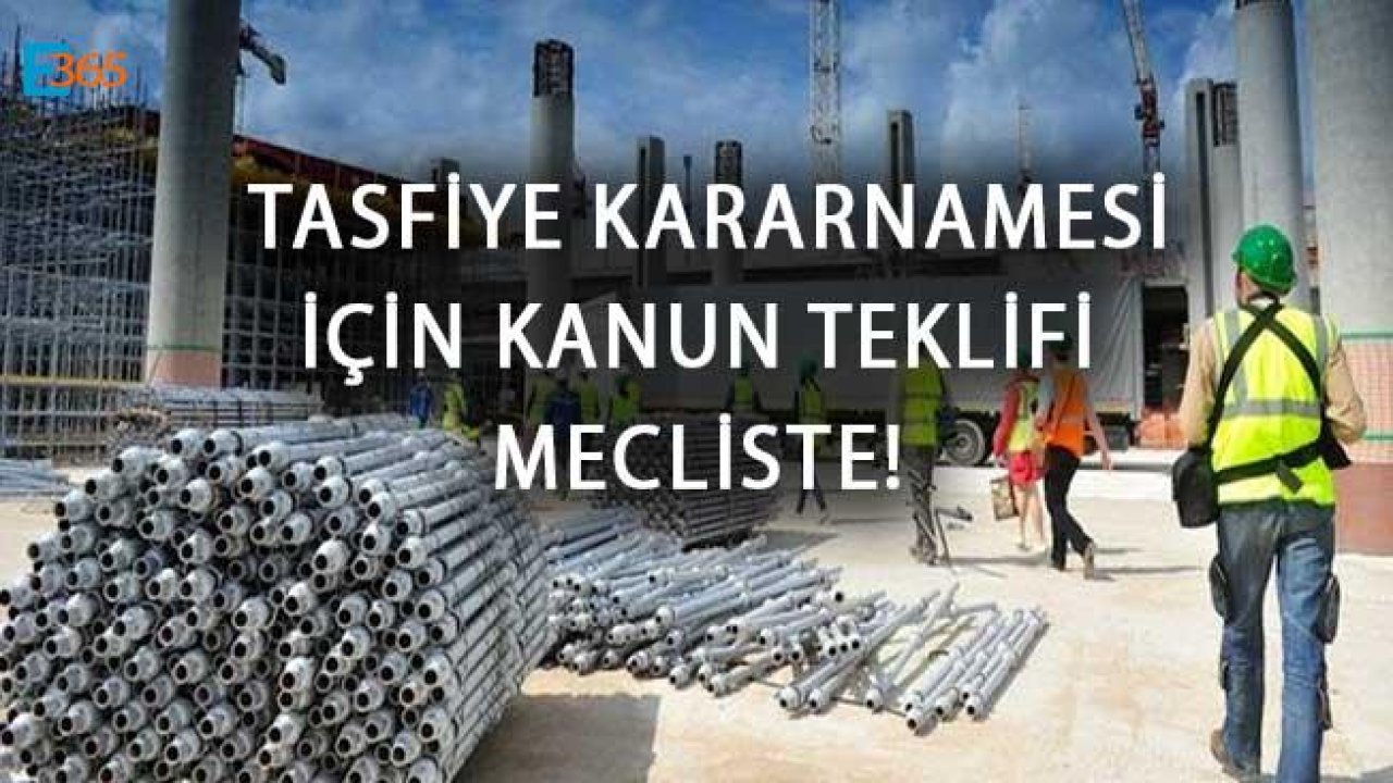 Tasfiye Kararnamesi İçin Beklenen Müjde Geldi, Kanun Değişikliği Mecliste!