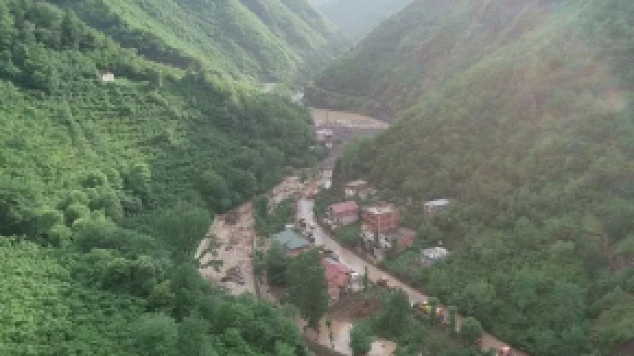 Trabzon Araklı Sel Felaketi Anları Videosu