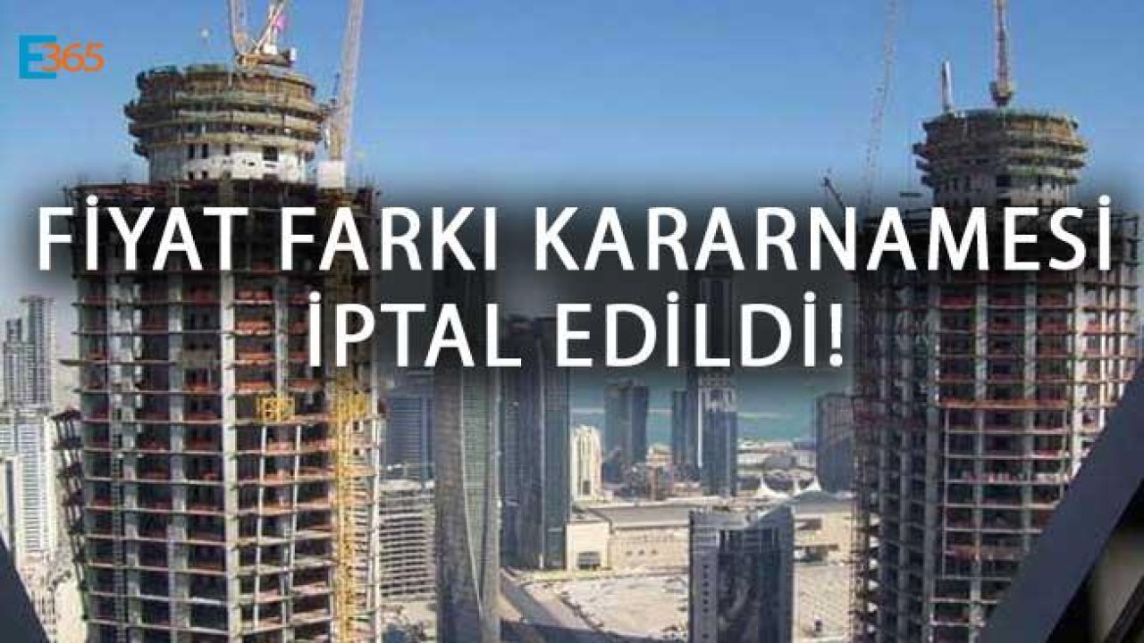 Fiyat Farkı Kararnamesi İptal Oldu!