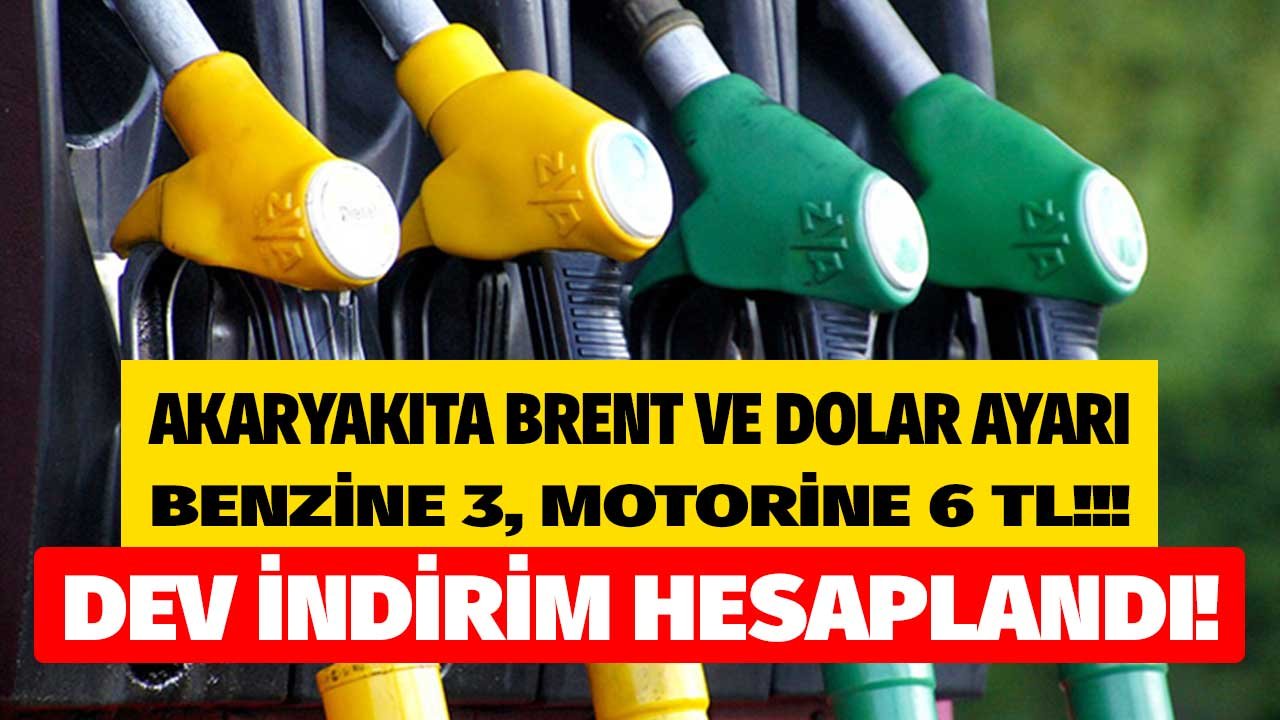 Brent Petrol ve Dolarda Yaşanan Düşüşün Ardından Benzine En Az 3 Motorine 6 TL İndirim Hesaplandı