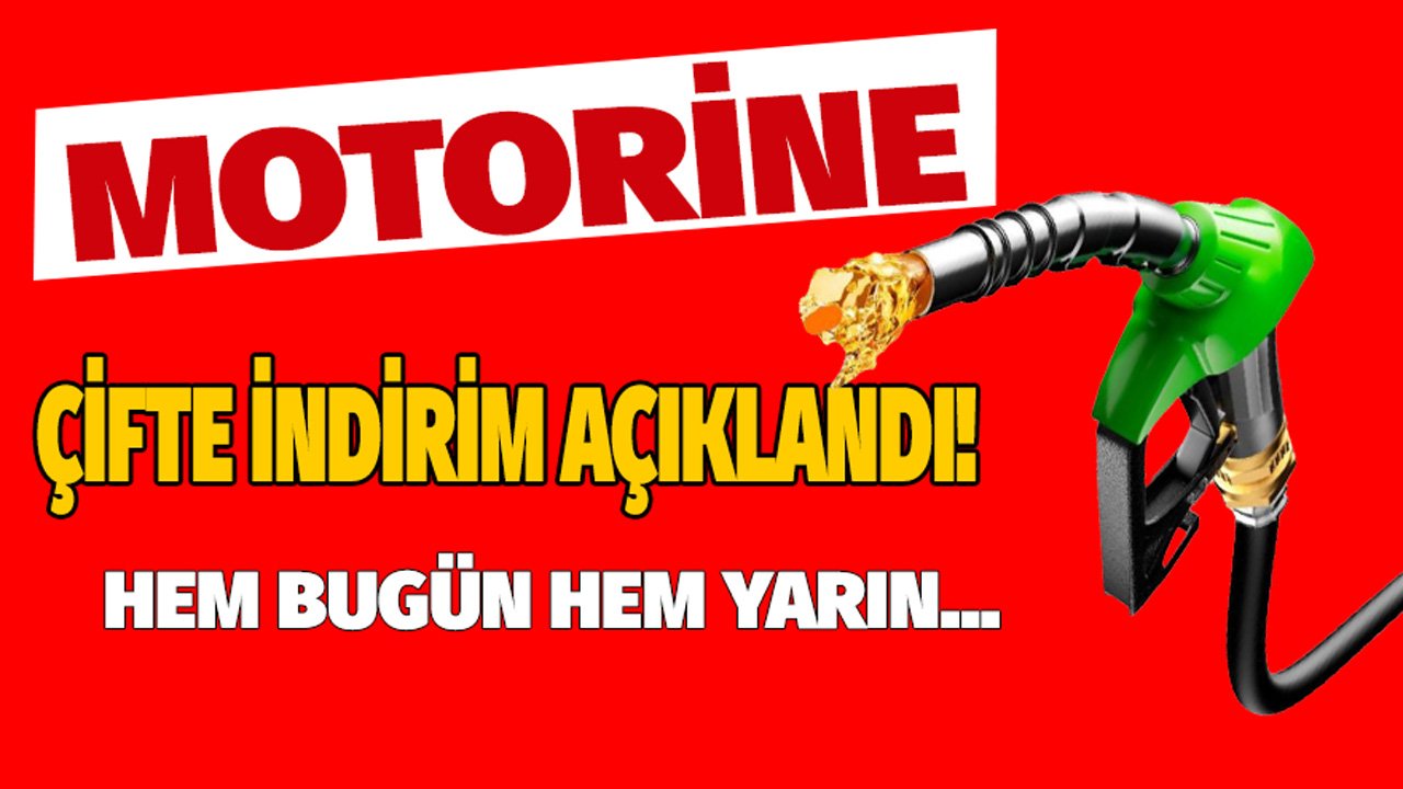 Motorine 3.34 Liralık Çifte İndirim! 2.50 Lirası Bugün, 84 Kuruşu Yarın Gelecek