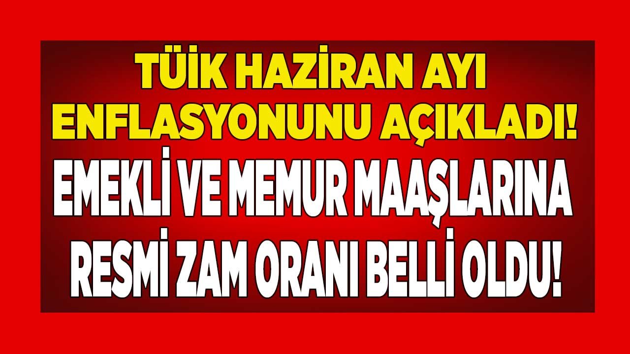 6 Aylık Enflasyon Farkı! TÜİK TEFE TÜFE Temmuz Zammı Sonrası Emekli, Memur Maaşı Zam Hesaplama Tablosu