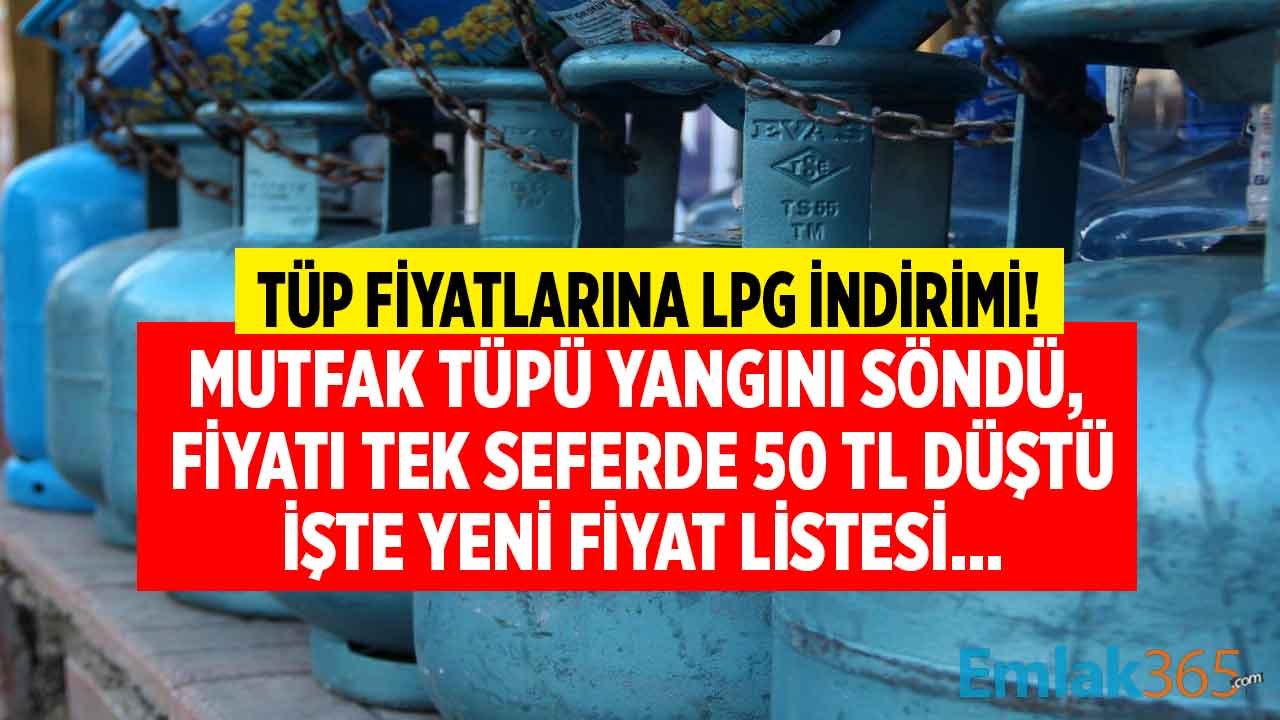 Tüp Fiyatlarına Son Dakika İndirim Haberi! Mutfak Tüpü Yangını Söndü, Aygaz, İpragaz Fiyatı 50 TL Birden Düştü