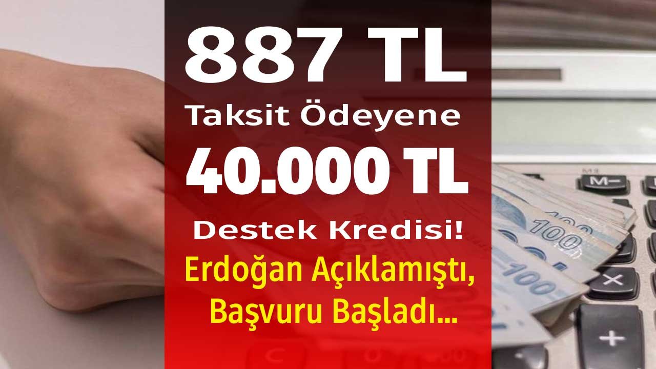 Kredi Müjdesini Erdoğan Vermişti! Halkbank Bayram Öncesi 60 Ay Taksitle 0.99 Faizli 40.000 TL Kredi Başvurusunu Başlattı