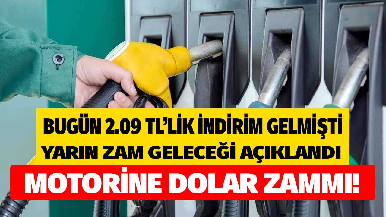 Bugün İndirim Gelen Motorine Yarın Zam Açıklandı! Motorin, Benzin Fiyatları Zam Beklentisi Var Mı, Gelecek Mi?