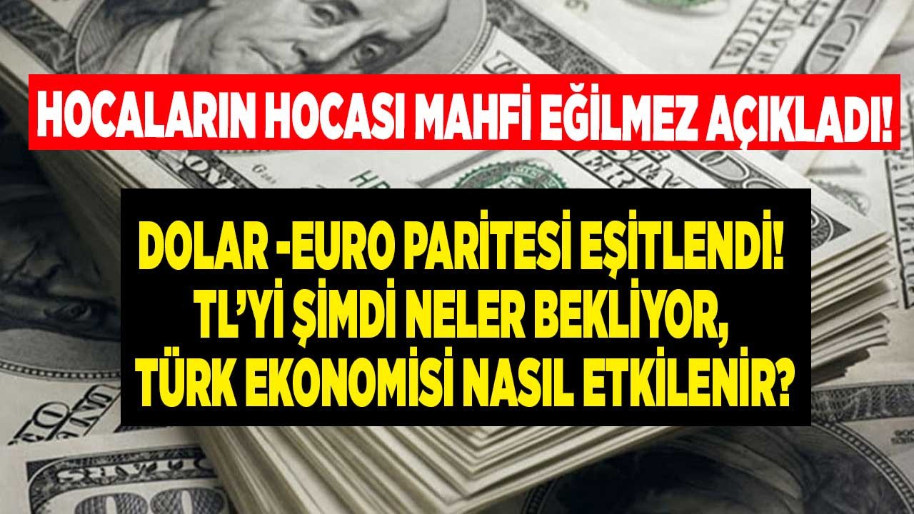 Doların Doktoru Tanıyı Koydu! Dolar Euro Paritesi Eşitlenmesi TL ve Türk Ekonomisini Nasıl Etkiler, Ne Olur?