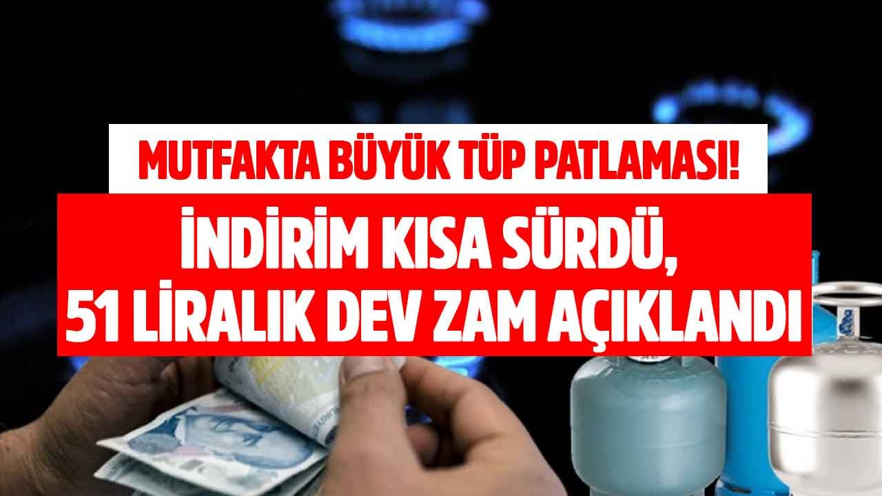 Tüp Fiyatlarına 51 TL Bayram Zammı! İndirim Sevinci Kısa Sürdü, İpragaz, Aygaz Büyük, Küçük, Mutfak Tüpü Fiyatları Zamlandı