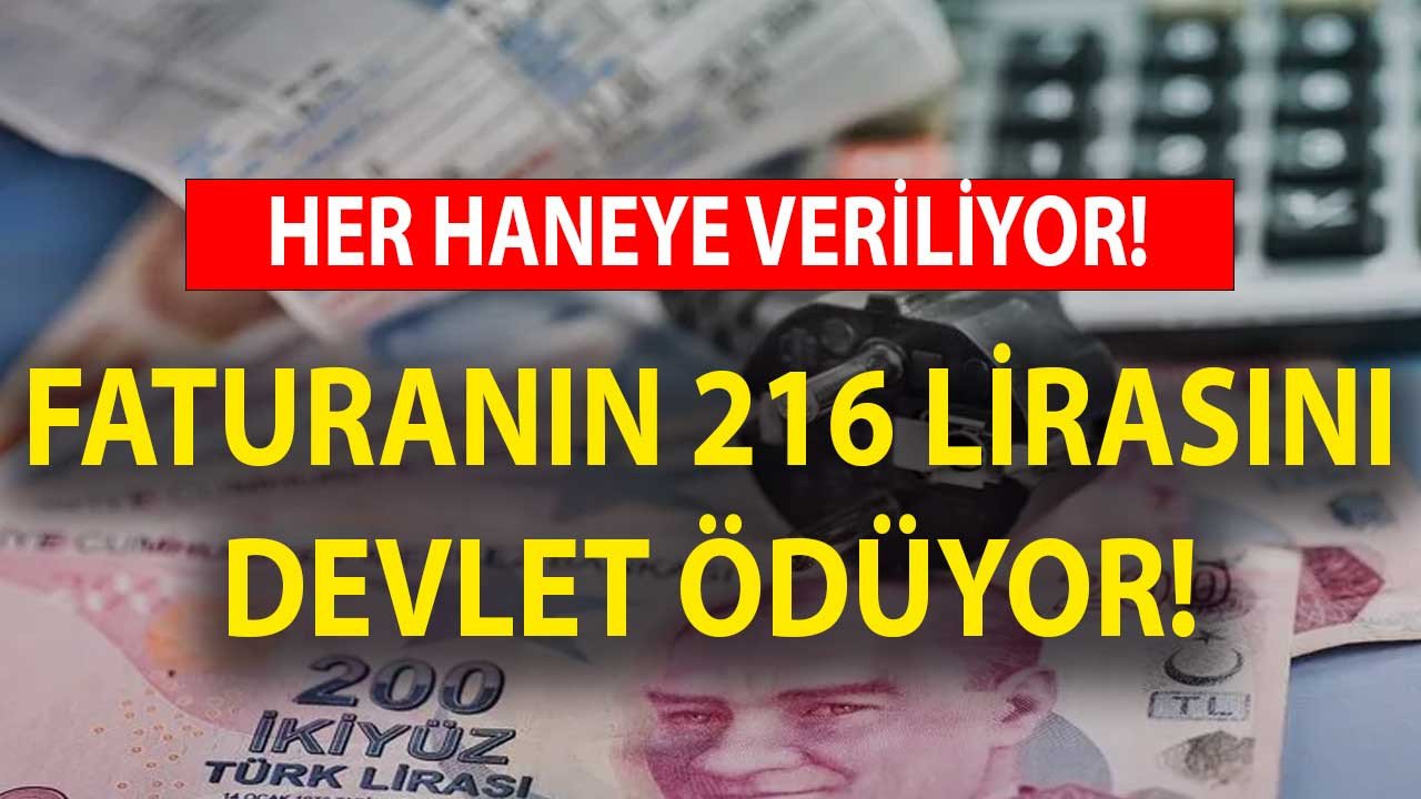 Elektrik Faturasının 216 Lirasını Devlet Ödeyecek! Başvurular PTT'den