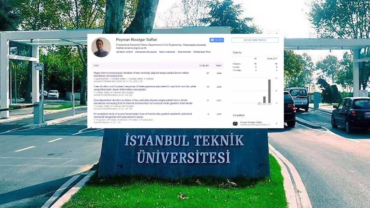 İTÜ Peyman Roodgar Saffari kimdir, nereli, nereden mezun?