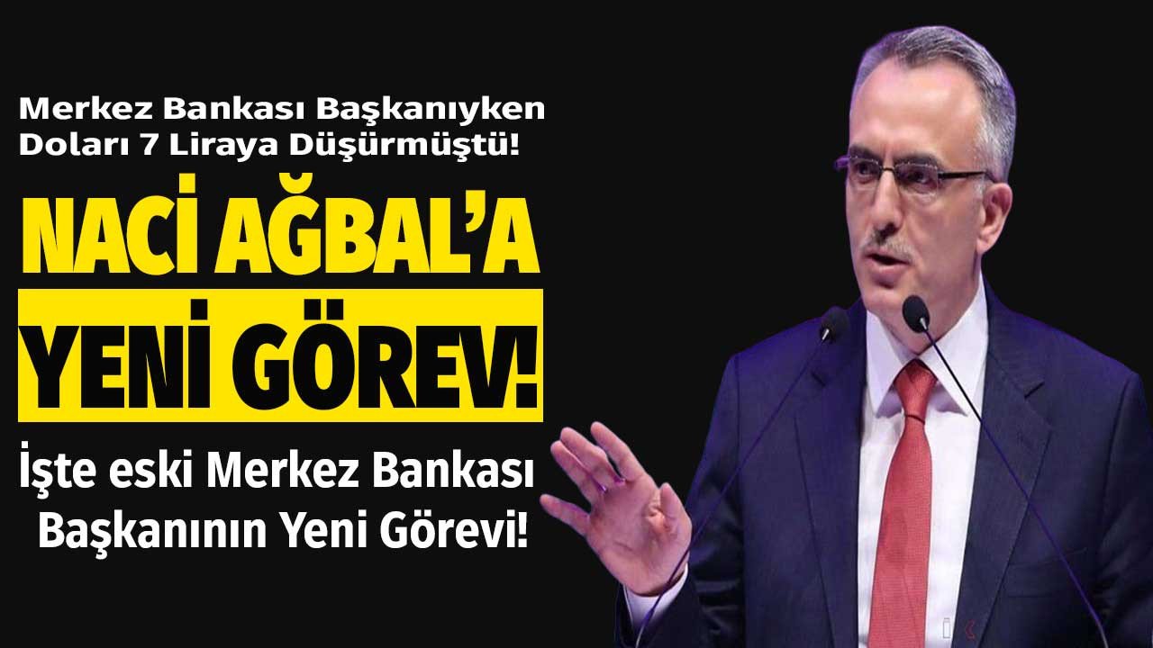 Doları 7 TL'ye Düşürmüştü! Eski Merkez Bankası Başkanı Naci Ağbal'a Yeni Görev