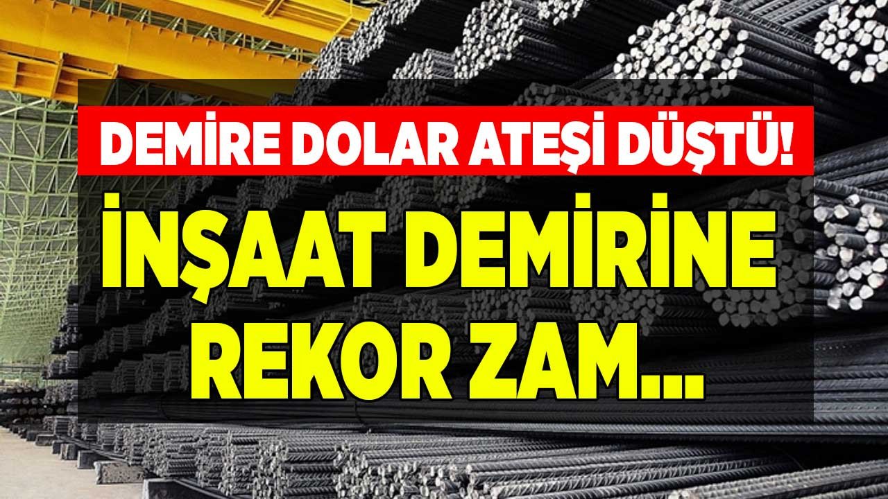 Demir Fiyatlarında Düşüş Dolar Engeline Takıldı! Güncel İnşaat Demiri Ton Fiyatı Kaç TL Oldu?