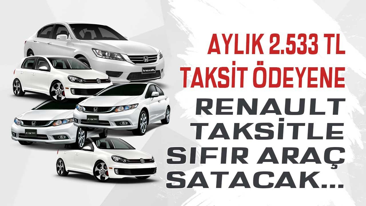 Renault 2 bin 533 TL taksit ödeyenlere faizsiz araç kredisi verecek! Clio, Taliant, Captur 2022 model fiyat listesi