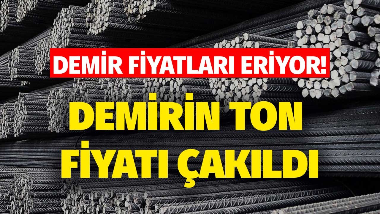 Dolar çare olmadı, demir eriyor! 1 ton inşaat demiri satış fiyatı ne kadar, demirin tonu neden düşüyor?