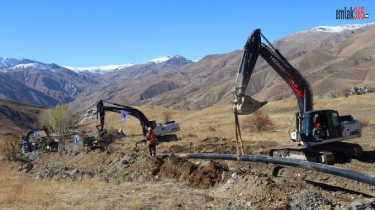 Hakkari Doğalgaz Boru Hattı Döşeme İşi 1 Yılın Sonunda Tamamlandı!