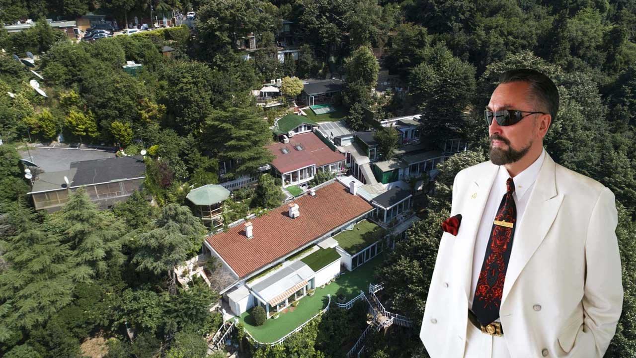 Adnan Oktar'ın kedicikleri ile kaldığı villası rekor fiyatla satışa çıktı! İşte milyon dolarlık boğaza nazır villanın resimleri