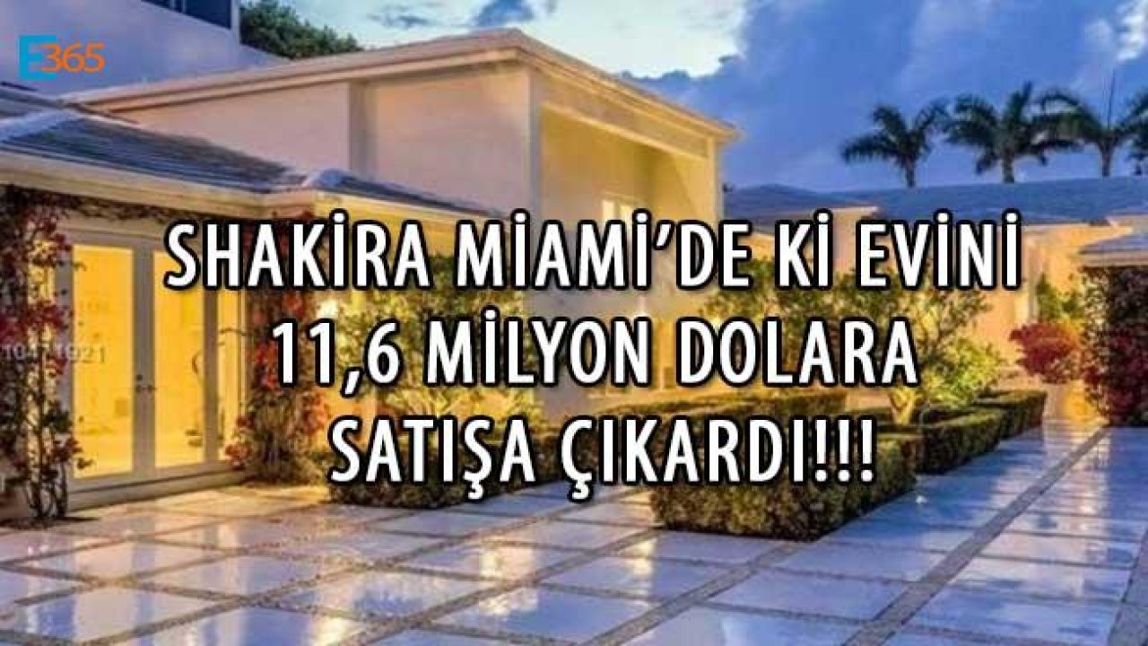 Shakira Miami'de Bulunan Rezidansını 11 Milyon Dolara Satışa Çıkardı!