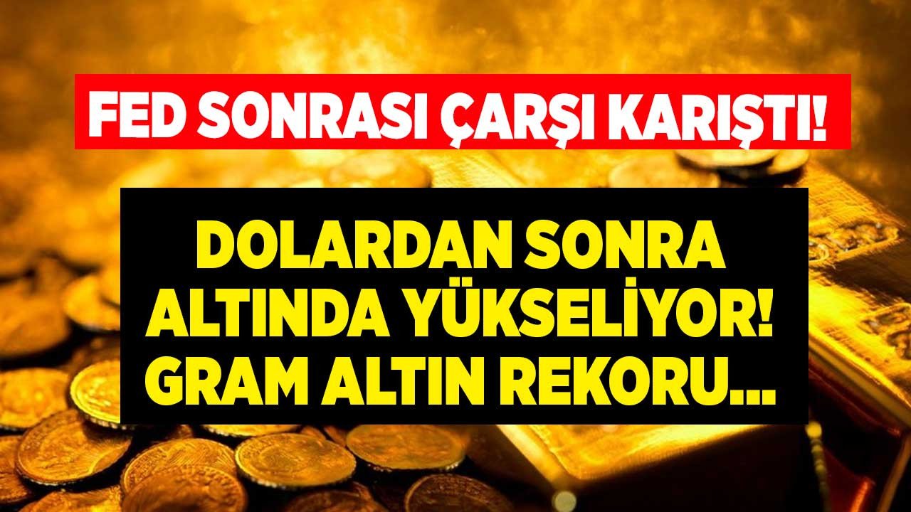 FED kararı sonrası çarşı karıştı! Dolar rüzgarını arkasına alan altında son durum: Gram altın 1.000 TL, 1 çeyrek altının fiyatı 1.700 TL