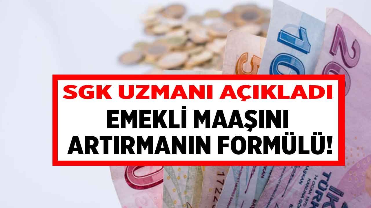 Emeklilik için gün sayanlar dikkat! Daha yüksek maaş almak için emekli maaşını arttırma formülü açıklandı